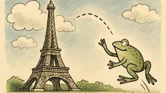 Witz: Welches Tier springt höher als der Eiffelturm?