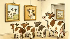 Witz: Wo findet man viele Kühe?