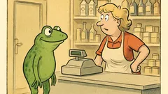 Witz: Ein Frosch betritt einen Laden...